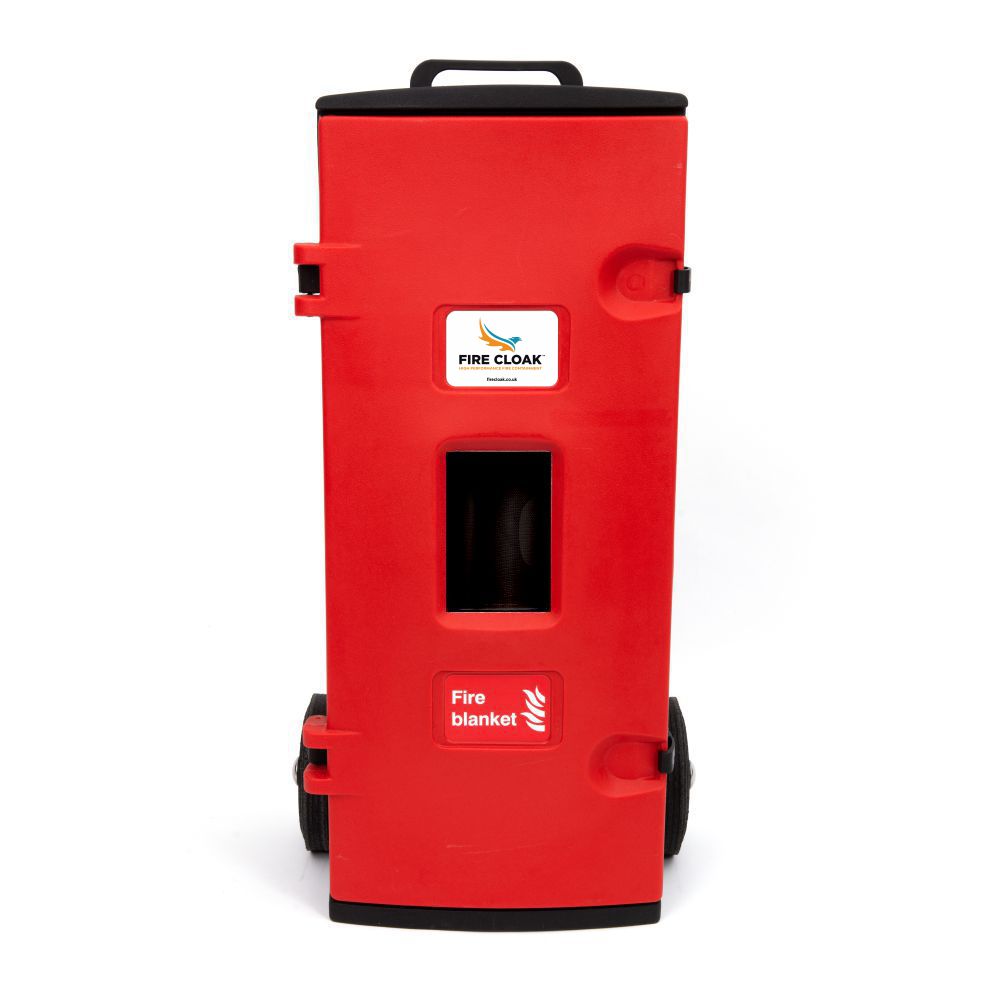 Fire Blanket Mobile Storage Box with Wheels