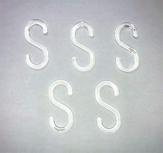 S Hooks for Chain Joining, Pack of 5