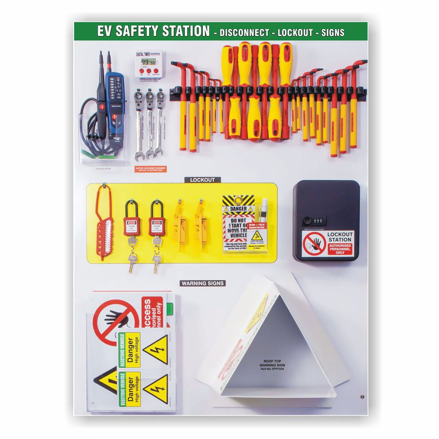 ProStore EV Disconnect, Lockout and Signs Panel