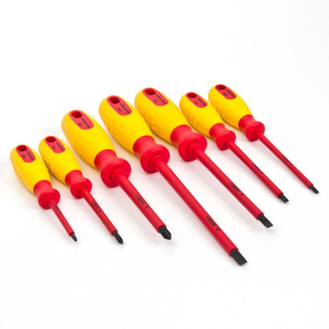 Insulated Screwdriver Set, 7 Piece