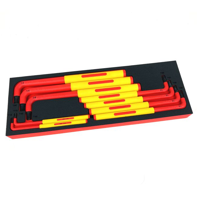 Insulated Star Key Set, 9 Piece, Extra Long