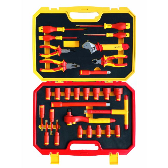 VDE Insulated Tool Kit 29 Piece, 1/2in Drive